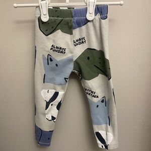 ❤️2 for 10❤️ Zara Ribbed Dog Print Leggings